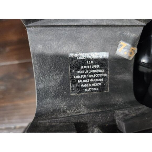 Steve Madden Lando-F Black Patent Leather Faux Fur Lined Loafer/Sz. 7.5M - Picture 8 of 10